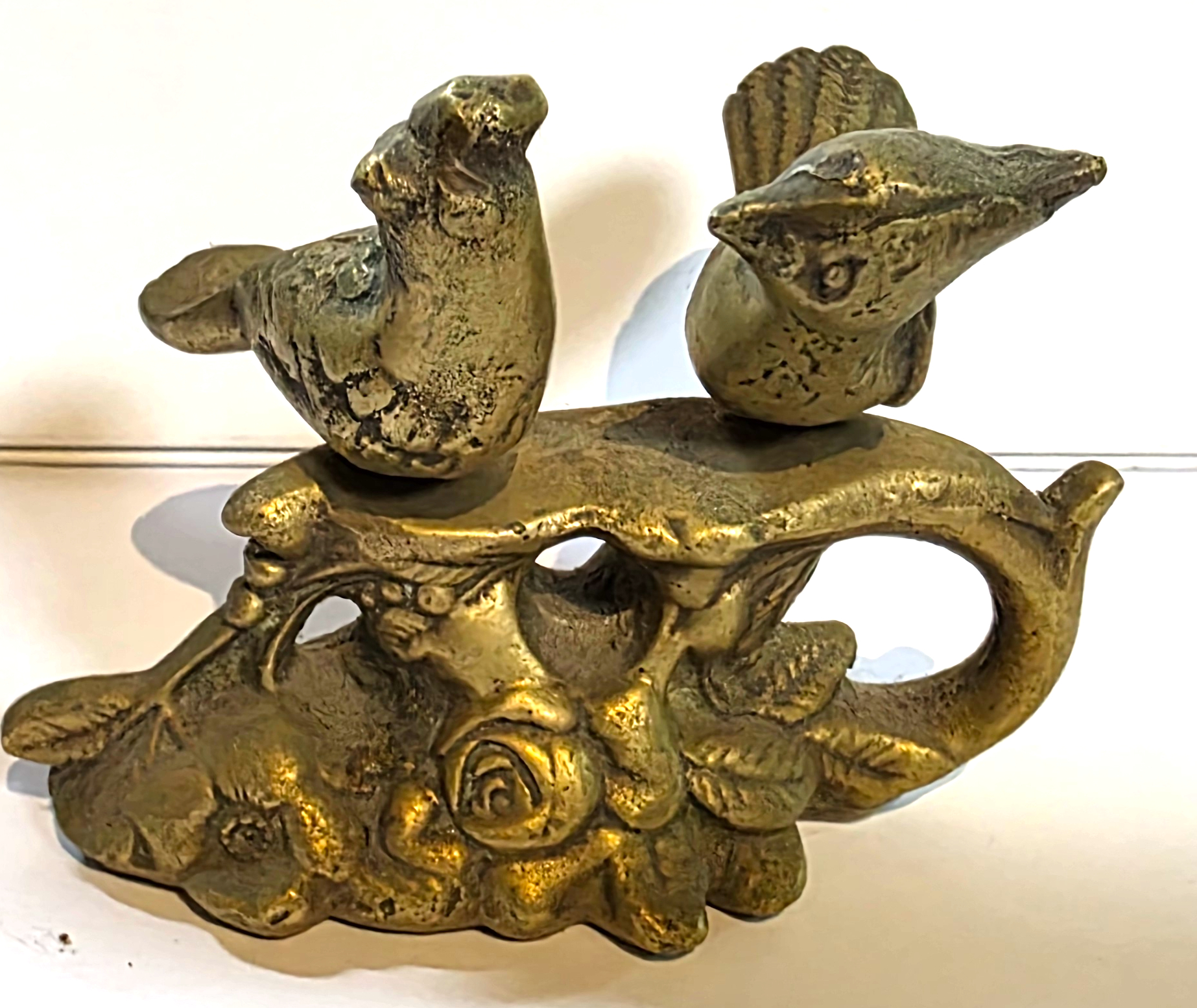 Two Birds on a Tree Tiller Pin (image for) Two Birds on a Tree Tiller Pin